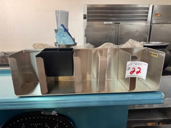 San Jamar Stainless Condiment  Holders