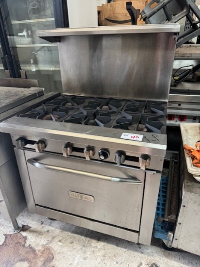 Royal 6 Burner Range with Oven