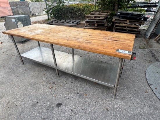 30"x96" Maple Table
