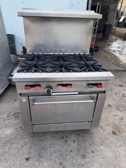 Sun Fire 6 Burner Range