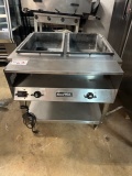 Electric 2 Hole Steam Table