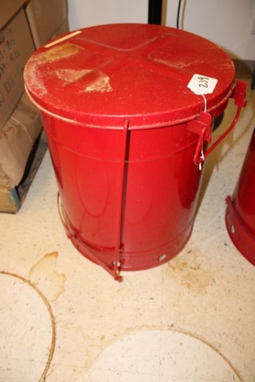 Flammable Garbage Can
