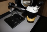 Illuminated Table Mounted Microscope