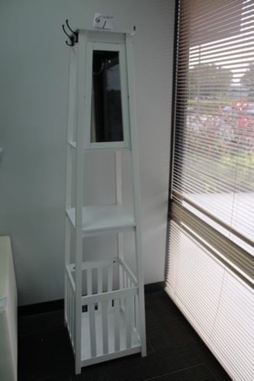Mirrored Coat Rack