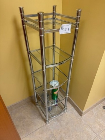 5 Tier 12"x12" Chrome Decortive Rack