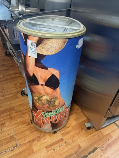 Self Contained Outdoor Round Cooler