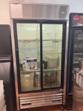 True TSD-33G Glass 2 Door Cooler