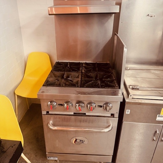 CPG 4 Burner Range w/ Oven