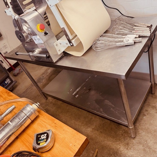 Stainless 30"x60" Table