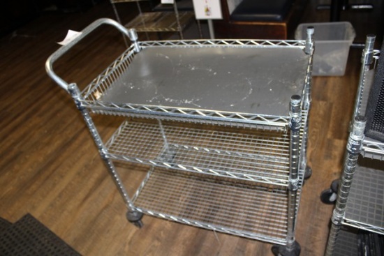 Chrome Utility Cart