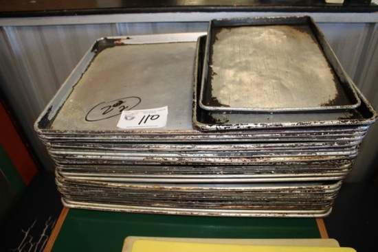 (20) Full Size Sheet Pans & (2) 1/2 Size Sheet Pans