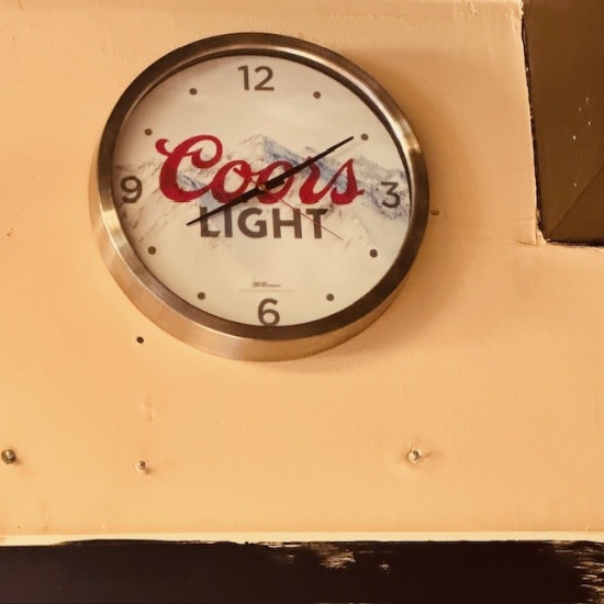 Coors Light Clock