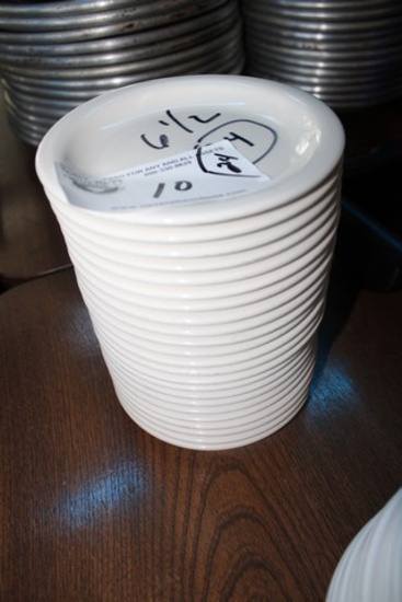 6.5" White B&B Plates