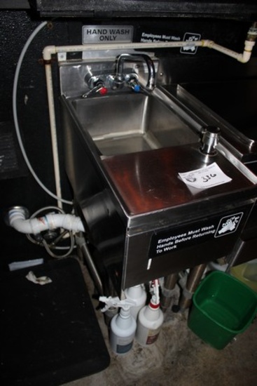 Stainless 14" Floor Model Hand Sink