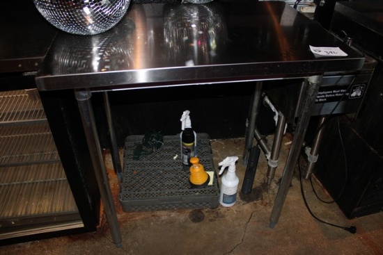 Stainless 24"x36" Table