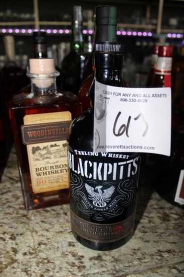 Assorted Bottles of Whiskeys