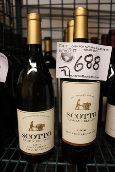 Scotto Old Vine Zinfandel & (1) Chardonnay & (1) Cabernet Sauvignon