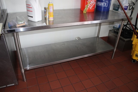Stainless 30"x72" Table