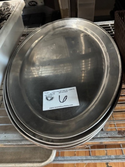 Oval Stainless Platters