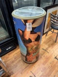 Self Contained Round Portable Cooler