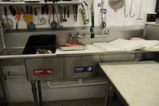 Stainless 83" 3 Compartment Sink