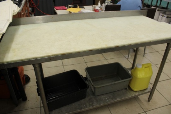 Stainless 30"x 72" Table