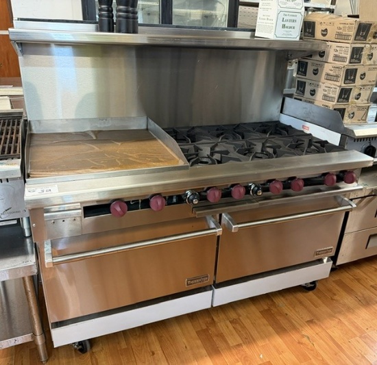 New Therma-Tek 6 Burner Range with 24" Griddle