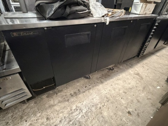 True 3 Door Back Bar