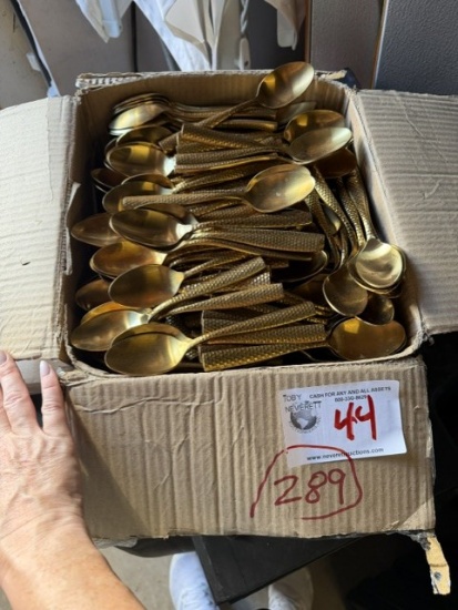Fortessa Gold Brushed Spoons