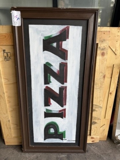 Hanging Pizza Sign