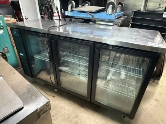 Artic Air Glass 3 Door Back Bar