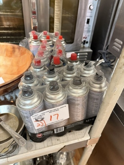 Cans of Butane