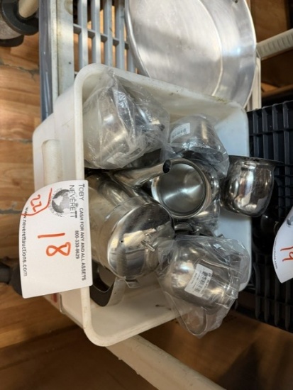 Assorted Cream & Tea Pots