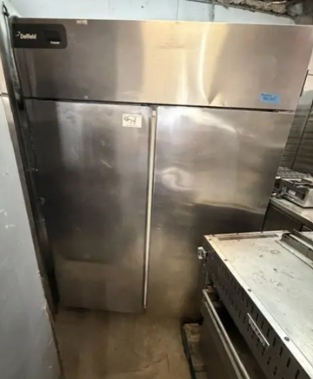 Delfield Stainless 2 Door Freezer