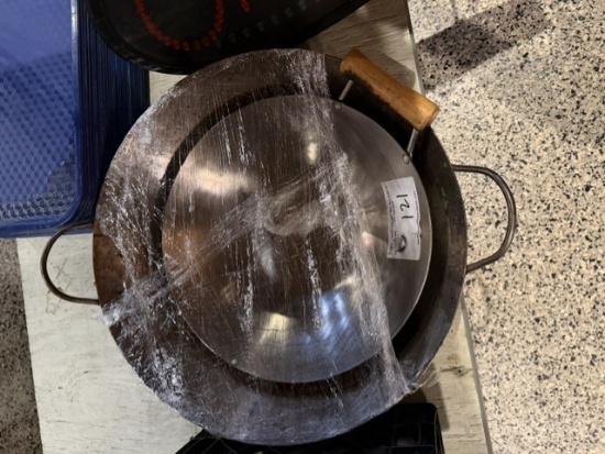 Stainless WOK's