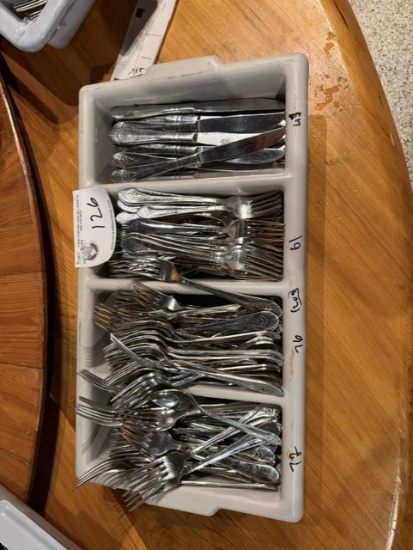 Peacock Pattern Silverware