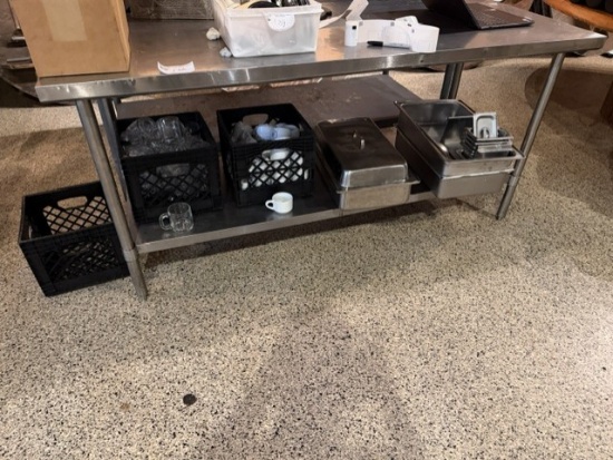 All Stainless Steel 30" x 72" Table