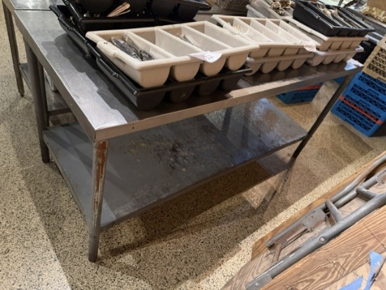 Stainless Steel 30" x 72" Table