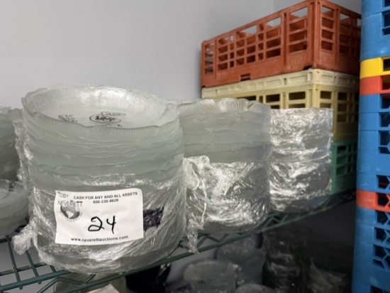 Glass 8" Salad Bowls