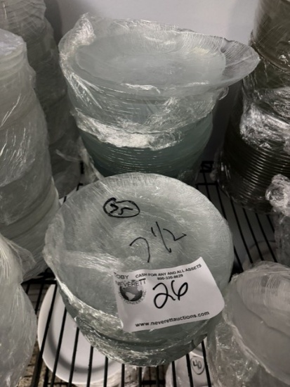 Glass 7.5" Plates