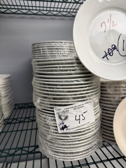 White 7.5" Plates