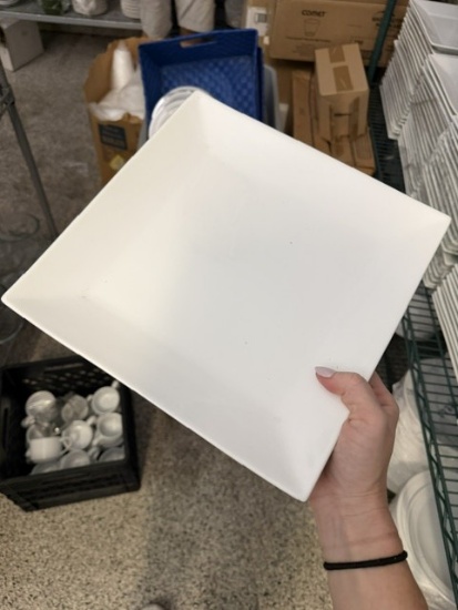 Square 10 3/4" x 10 3/4" Plates