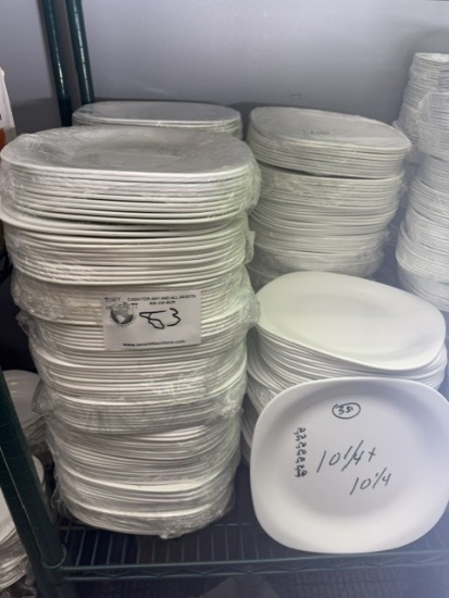 Melamine 10 1/4" x 10 1/4" Plates