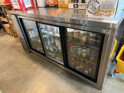 Avantco 72" Side Door Back Bar