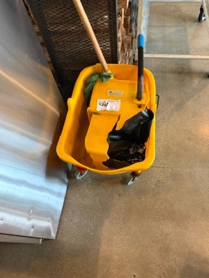 Mop Bucket & Brooms