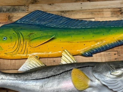 Yellow Dolphin Fish Mount