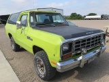 1982 Dodge Ram Charger