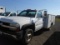 2002 CHEVY 3500HD 6.0 GAS, 2WD, 9 FT UTILITY BED, AUTOMATIC TRANS VIN#E1860