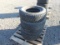 QTY) 4  245-75-16 10 PLY TIRES