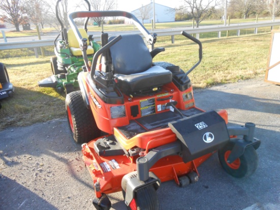 KUBOTA ZD 326 ZERO TURN MOWER 60" CUT DECK, ROPS, SHOWING 409 HRS